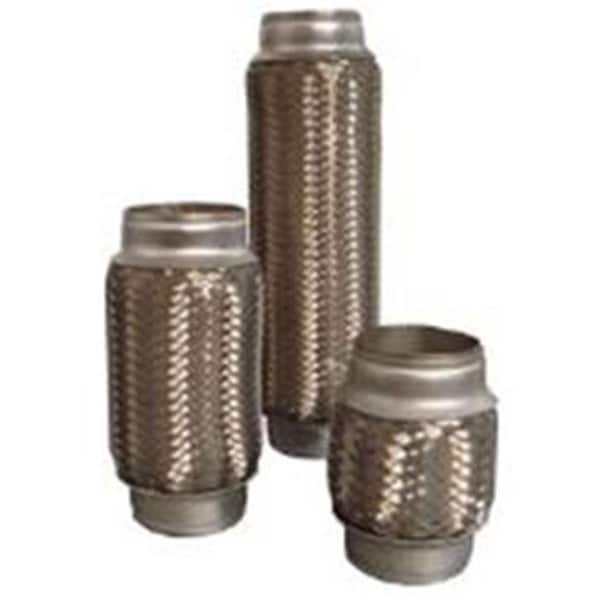 Ap Exhaust Products AP Exhaust Products APEFT22506B 2.25 in. Core No Necks 6 in. Oal with Inner Braid Flex Coupling APEFT22506B - main